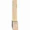 Ekena Millwork Portland Rough Sawn Timber Gable Bracket, Douglas Fir, 96"W x 24"H x 4"D x 6"F, 6/12 Pitch GBW096X24X0406POR00RDF - alternate 5